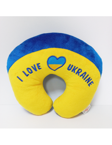 Almohada viaje "I love Ukraine"