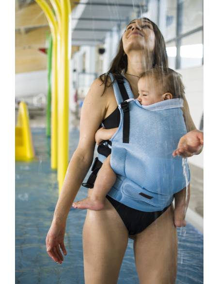 Mochila Mesh Airy Acuática - Azul