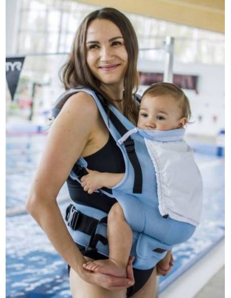 Mochila Mesh Airy Acuática - Azul